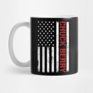 Graphic Chuck Berry Proud Name US American Flag Birthday Gift Mug